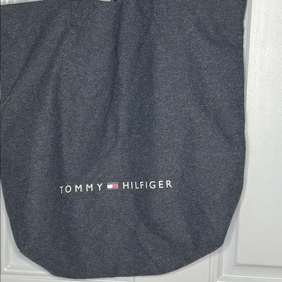 Tommy Hilfiger Navy Market Tote Bag NWOT - Picture 3 of 9